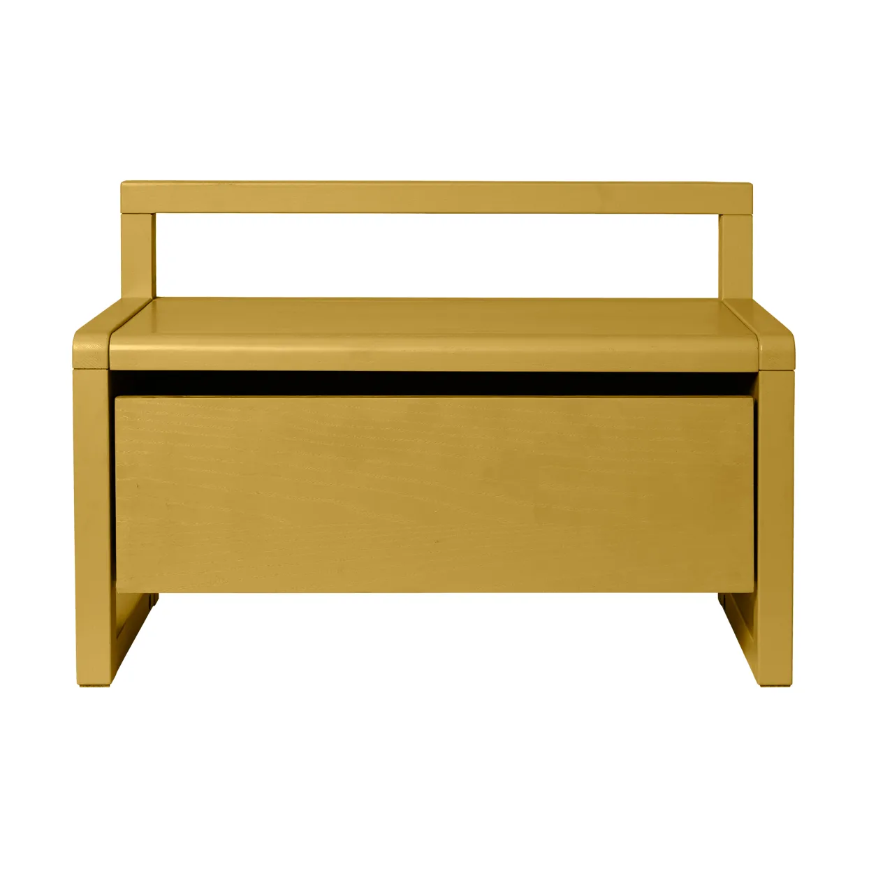 Little architect förvaringsbänk, Yellow, 60x30x41,2 cm Ferm Living