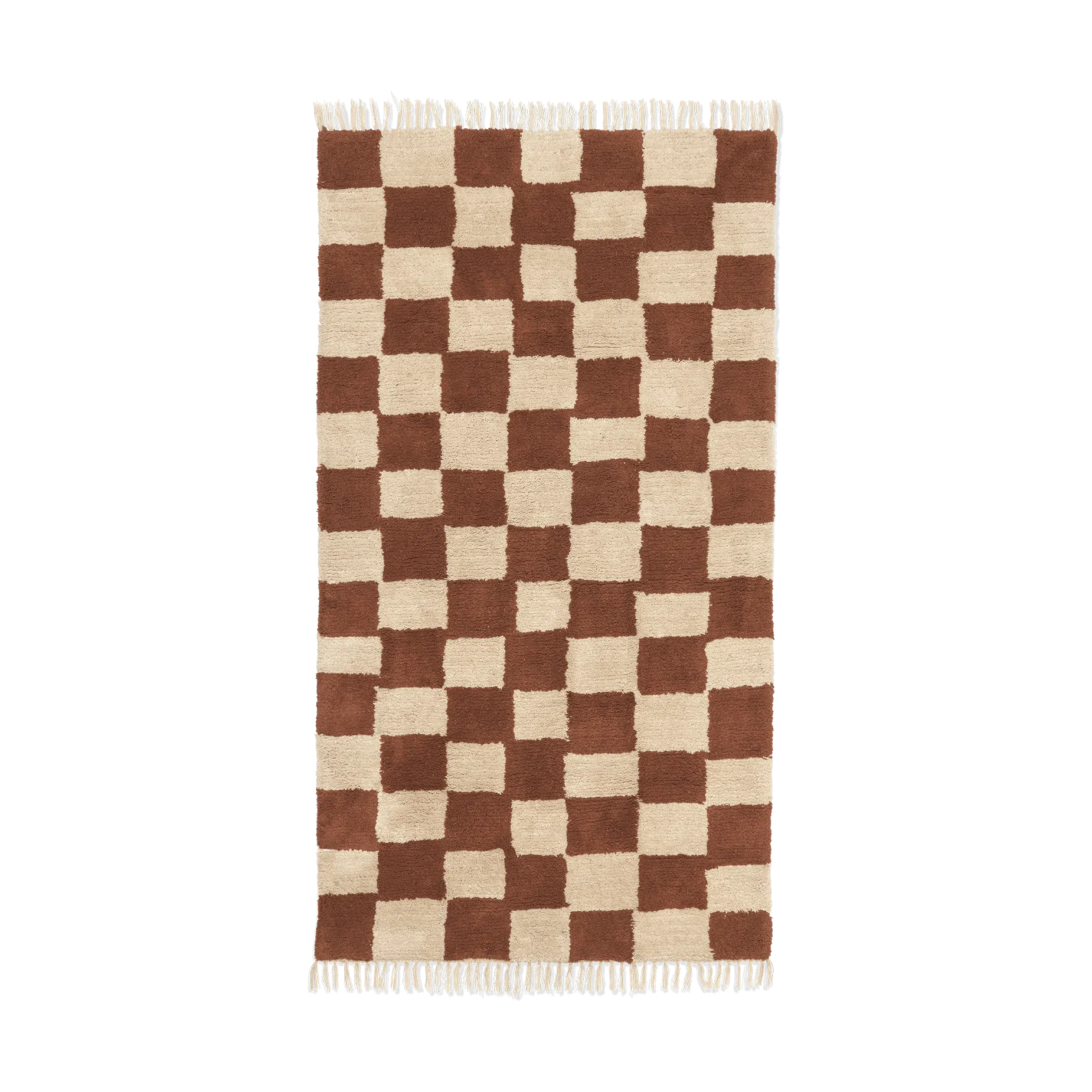 Mara bomullsmatta 80x150 cm, Rust-Warm Sand Ferm Living