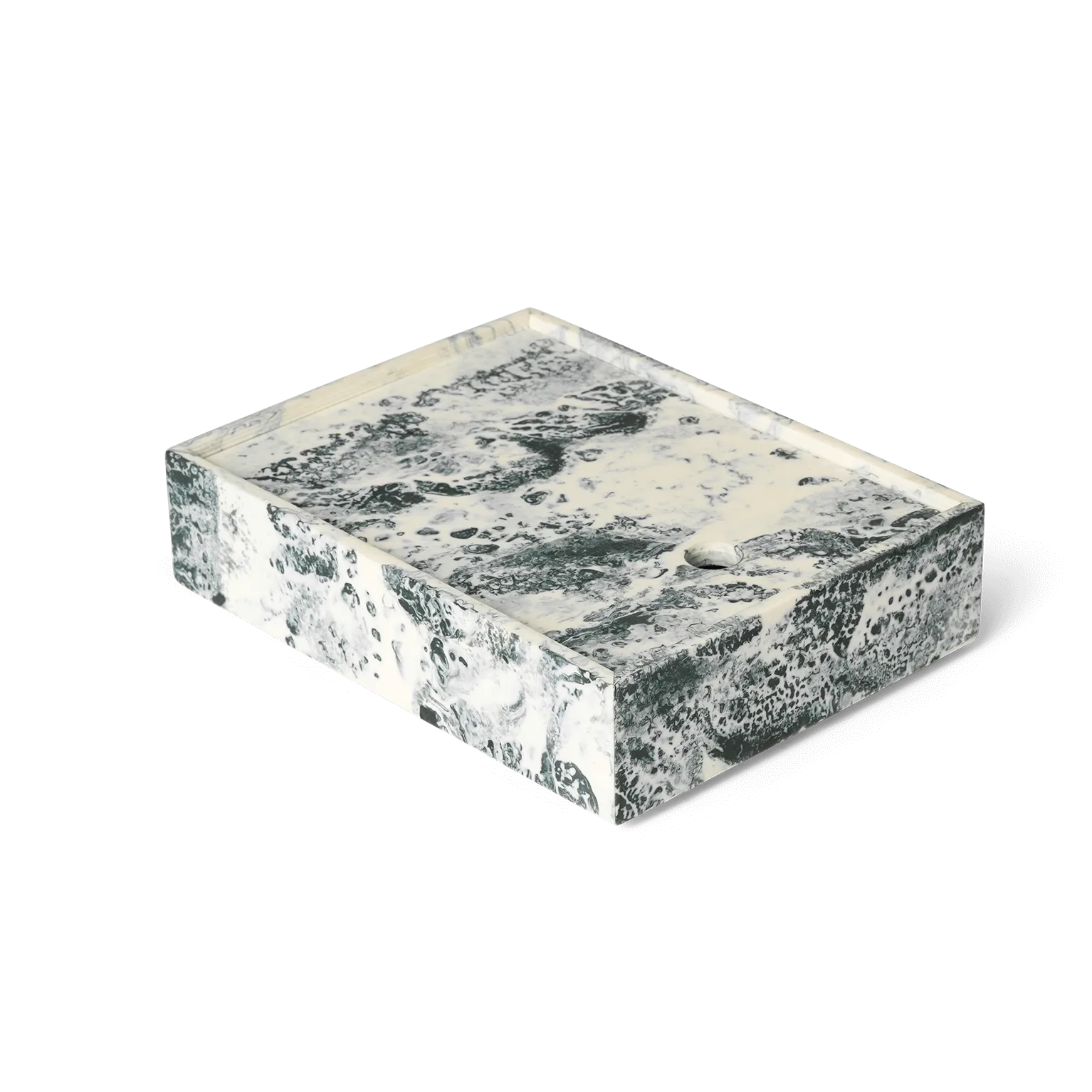 Mist förvaringsbox 15x20 cm, Emerald-off white Ferm Living