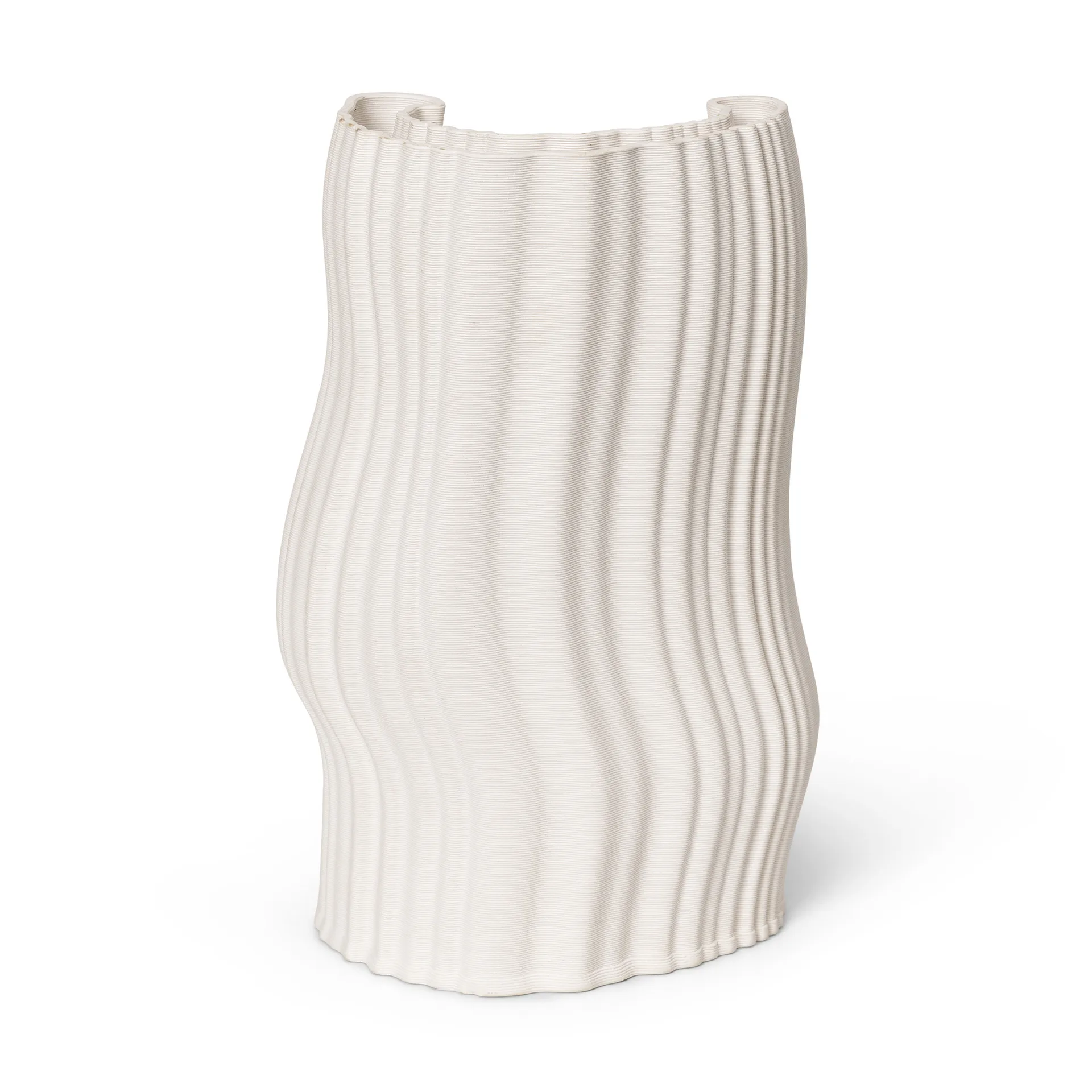 Moire vas 19x30 cm, Off-white Ferm Living