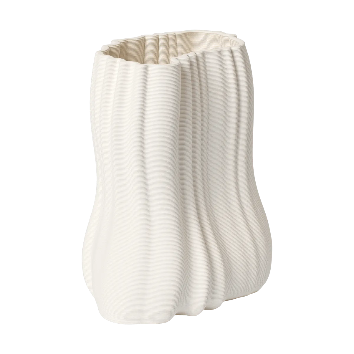 Moire vas 20 cm, Off-white Ferm Living