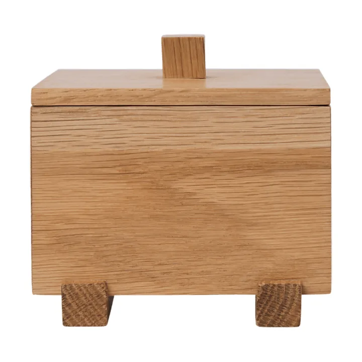 Moku ask - Obehandlad ek, 10x11x9,5 cm - Ferm Living