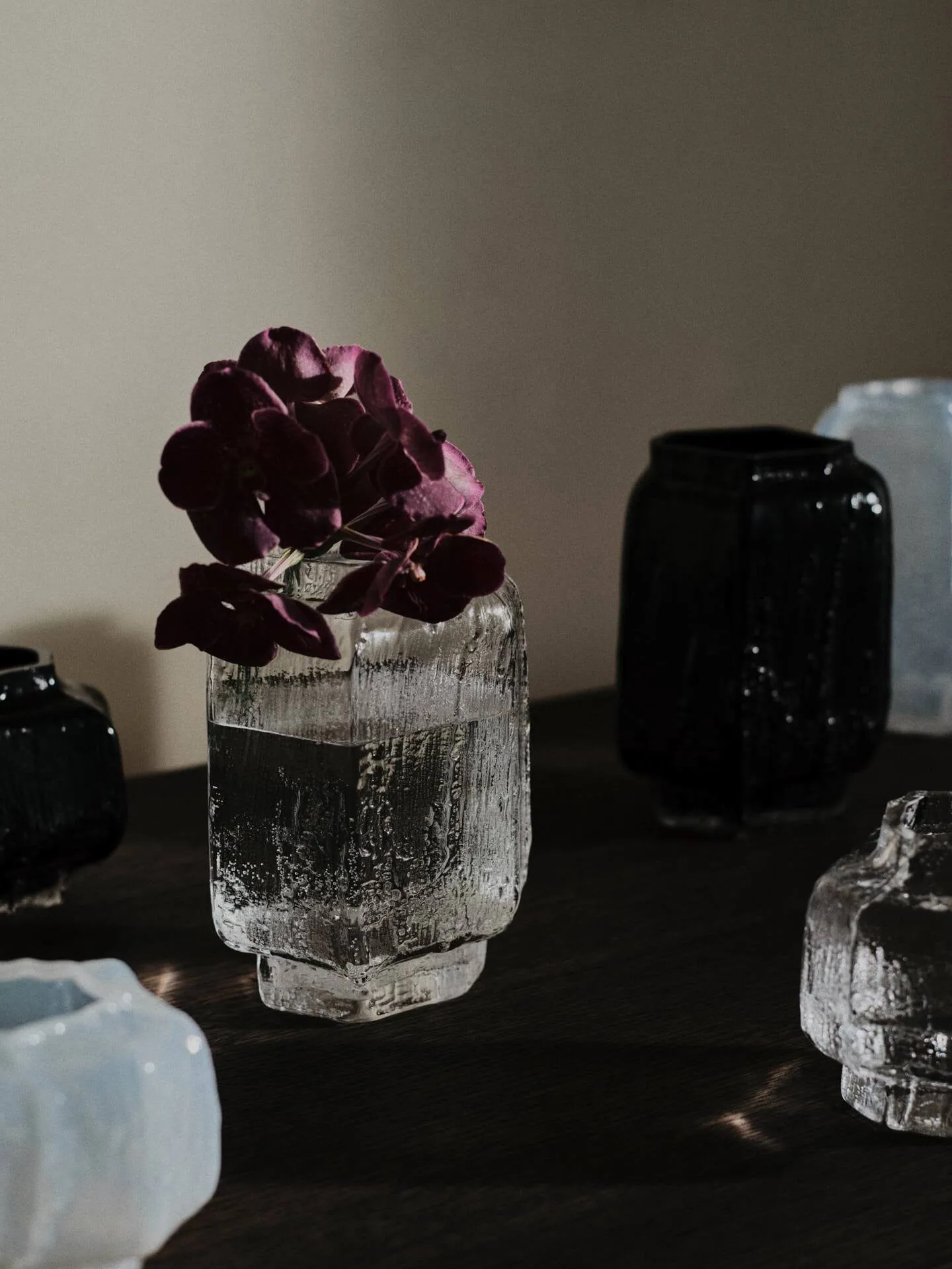 Mokuri vas, Clear, 25 cm Ferm Living