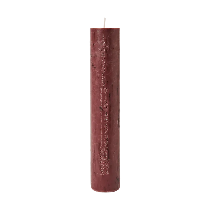 Mura kalenderljus - Dark Grape - Ferm Living