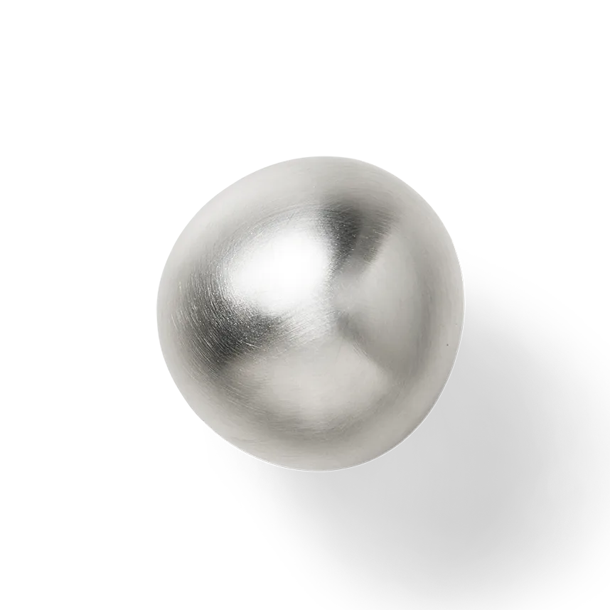 Mushroom krok, Brushed stainless steel Ferm Living