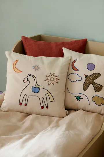 Naive kudde 40x40 cm - Horse - Ferm Living