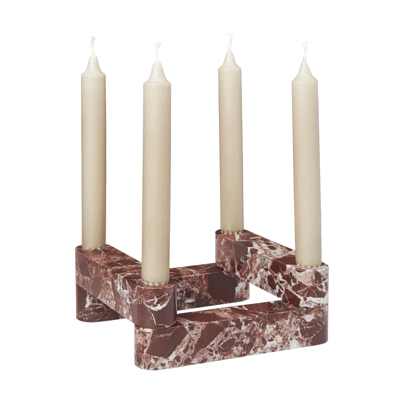 Newel modul ljusstake 4 delar, Rosso Ferm Living