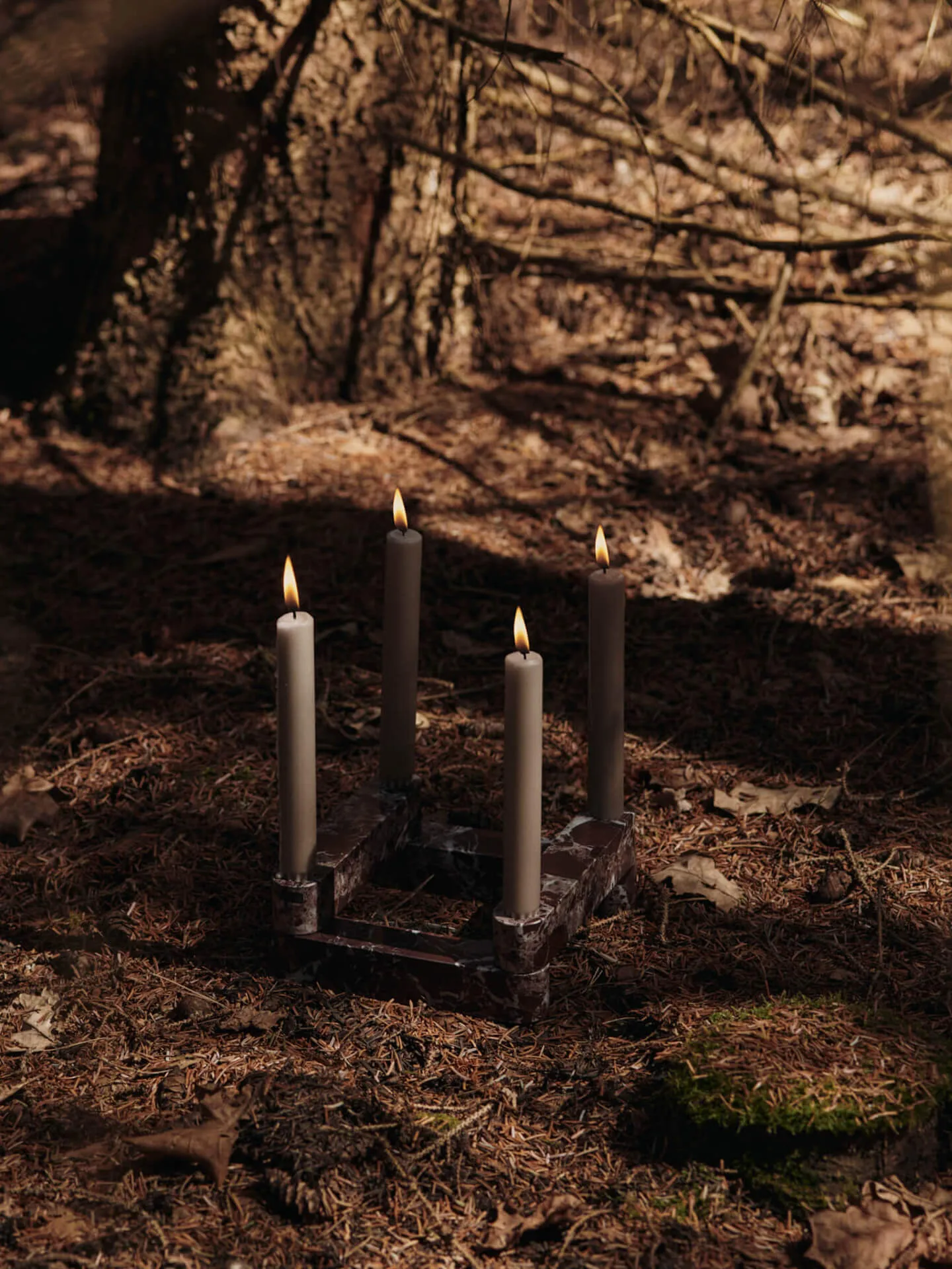 Newel modul ljusstake 4 delar, Rosso Ferm Living