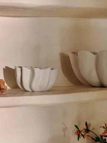 Nium skål Ø22 cm - Off-white - Ferm Living