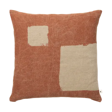 Oleo kuddfodral 50x50 cm - Terracotta-Natural - Ferm Living