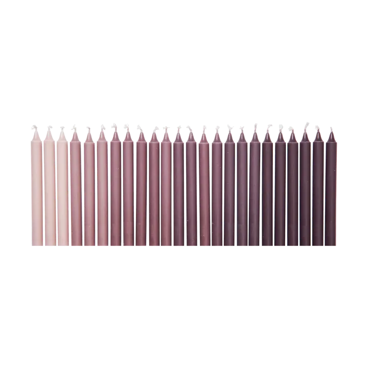 Ombre antikljus 24 st - Dark grape - Ferm Living