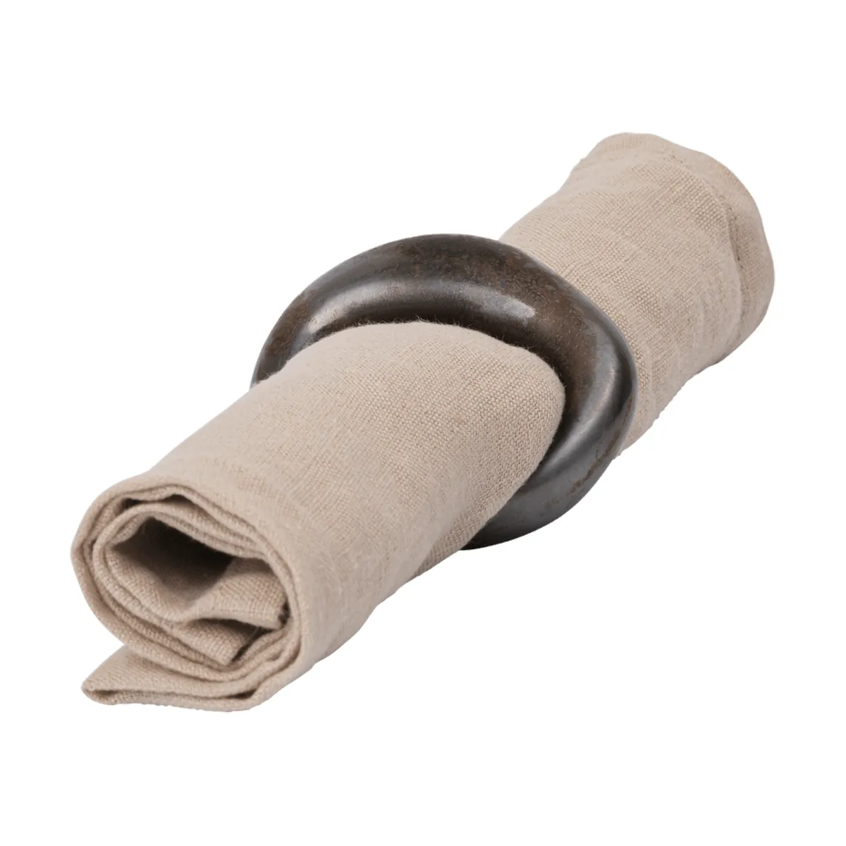 Orrith servettring 4-pack, Rustic bronze Ferm Living