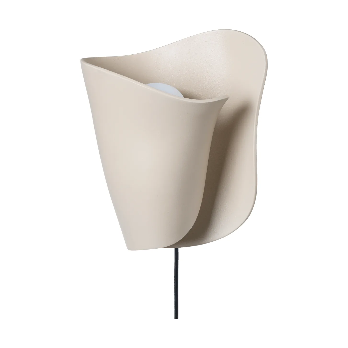 Oyster wall sconce vägglampa, Light cashmere Ferm Living