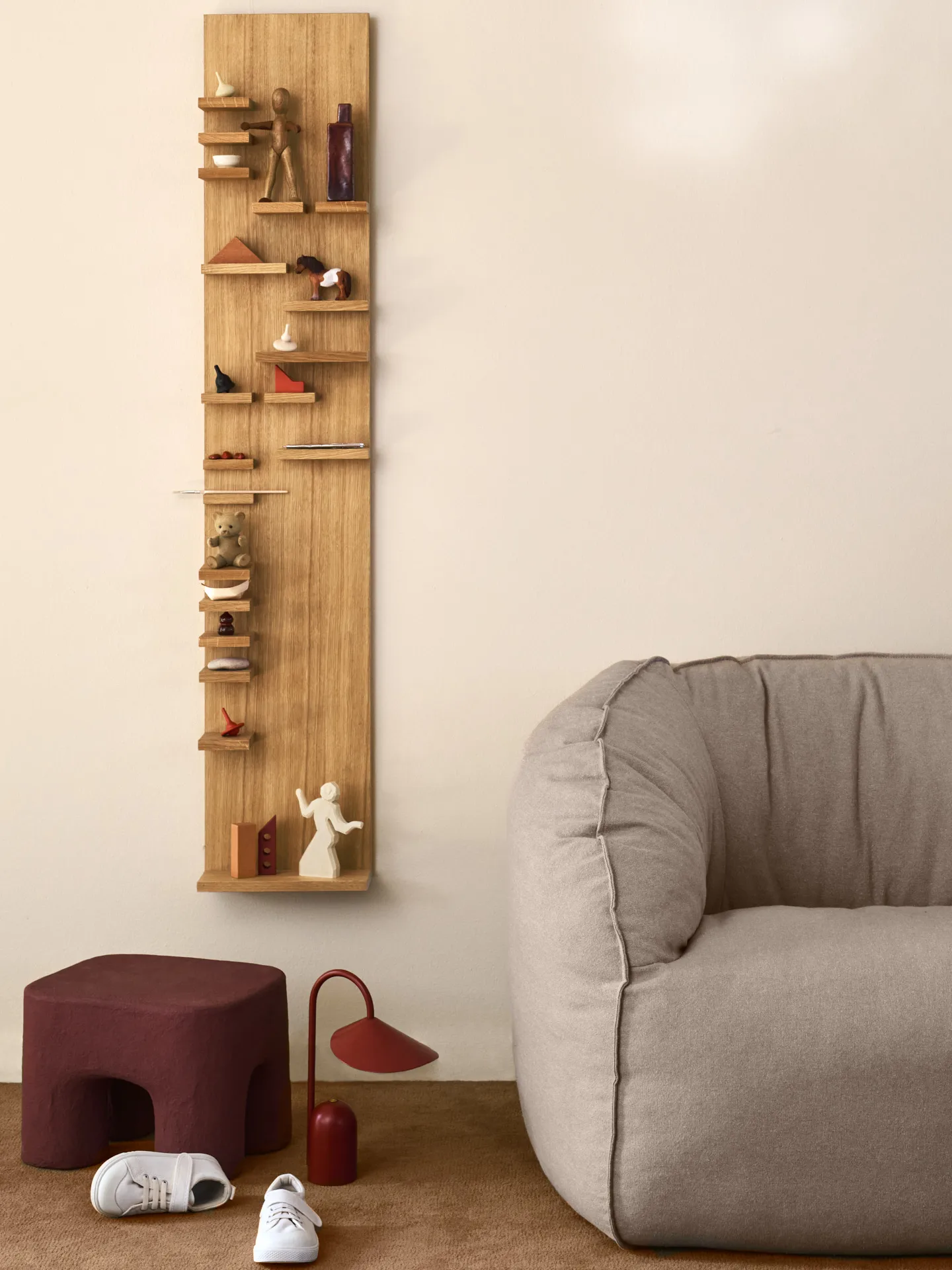 Parade vägghängd hylla 140 cm, Oiled oak Ferm Living