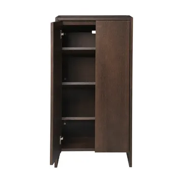Parcel skåp - Dark stained oak, 55x30x110 cm - Ferm Living