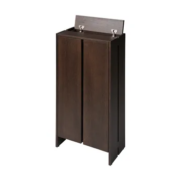Parcel skåp - Dark stained oak, 55x30x110 cm - Ferm Living