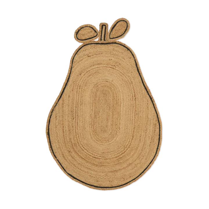 Pear braided jutematta - Natural - Ferm Living