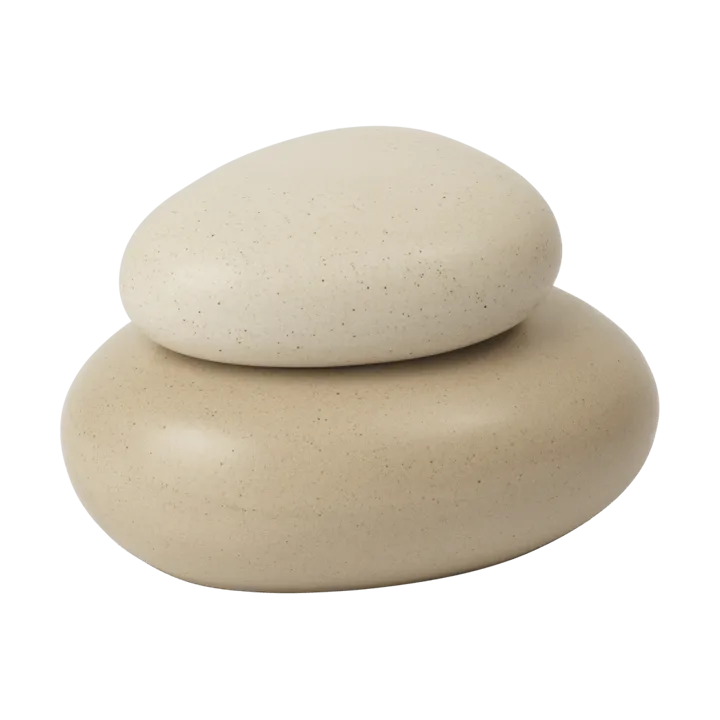 Pebble ask medium - Sand/Cream - Ferm Living