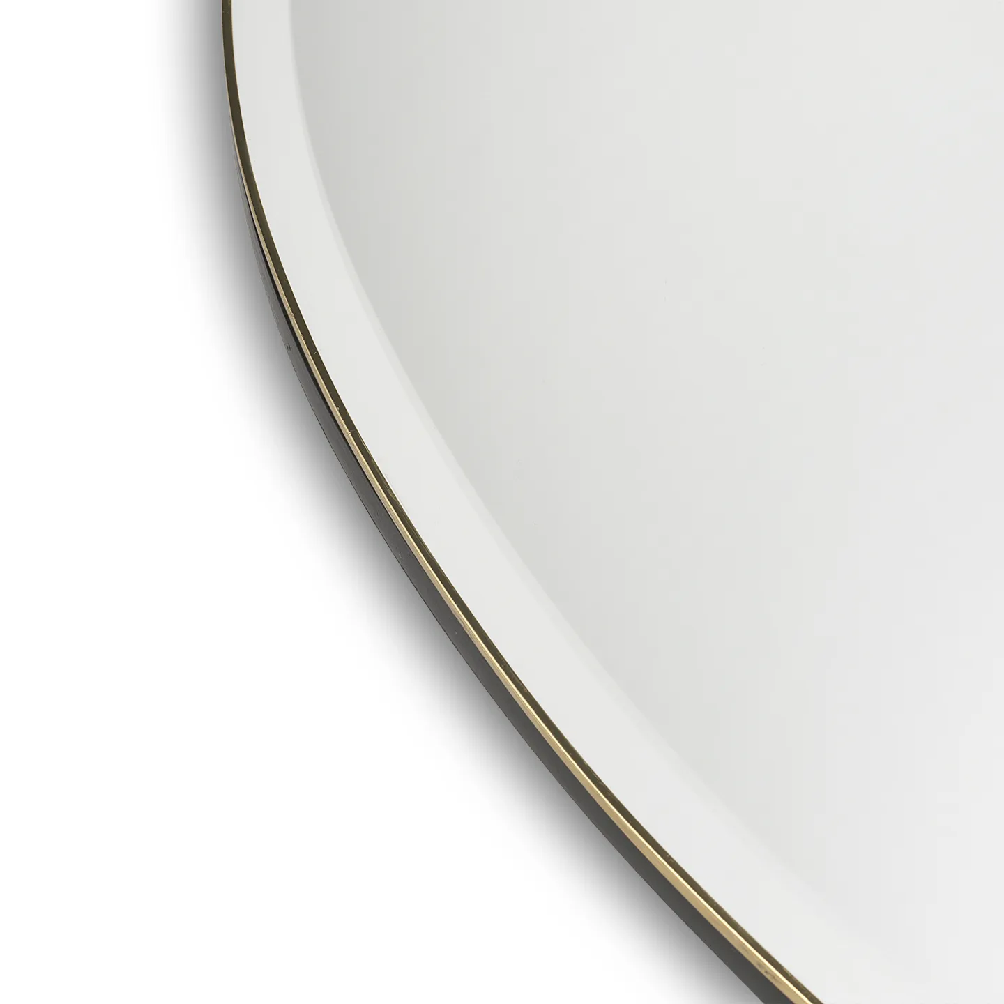 Pond spegel extra large, brass Ferm Living