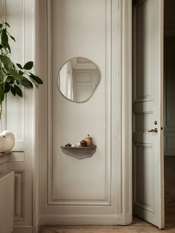 Pond spegel - Small dark chrome - Ferm Living