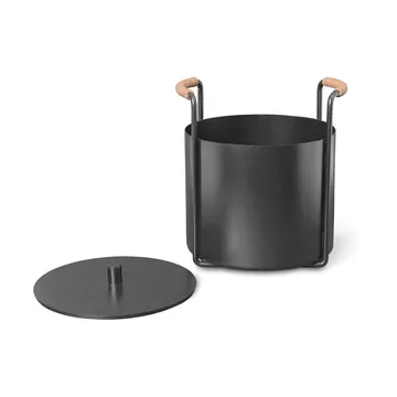 Port tändveds- och askhink - Black - Ferm Living