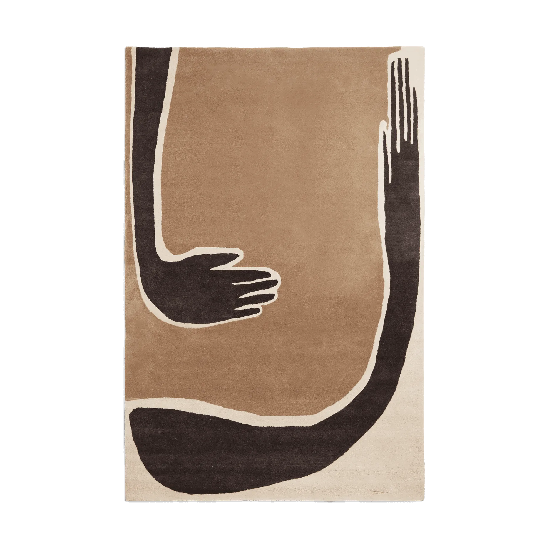 Pose matta, Coffee-off white, 200x300 cm Ferm Living