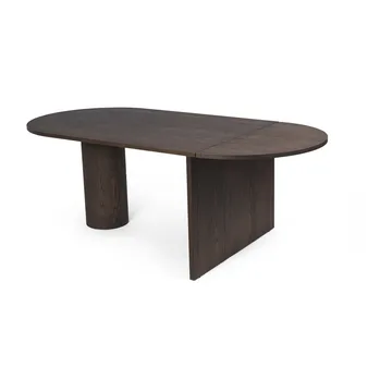 Pylo matbord 210x100x74 cm - Dark stained oak - Ferm Living