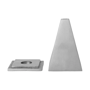 Pyra rökelsebrännare konformad - Borstad aluminium - Ferm Living