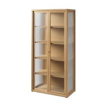 Reed vitrinskåp 70x155 cm - Natural oak - Ferm Living