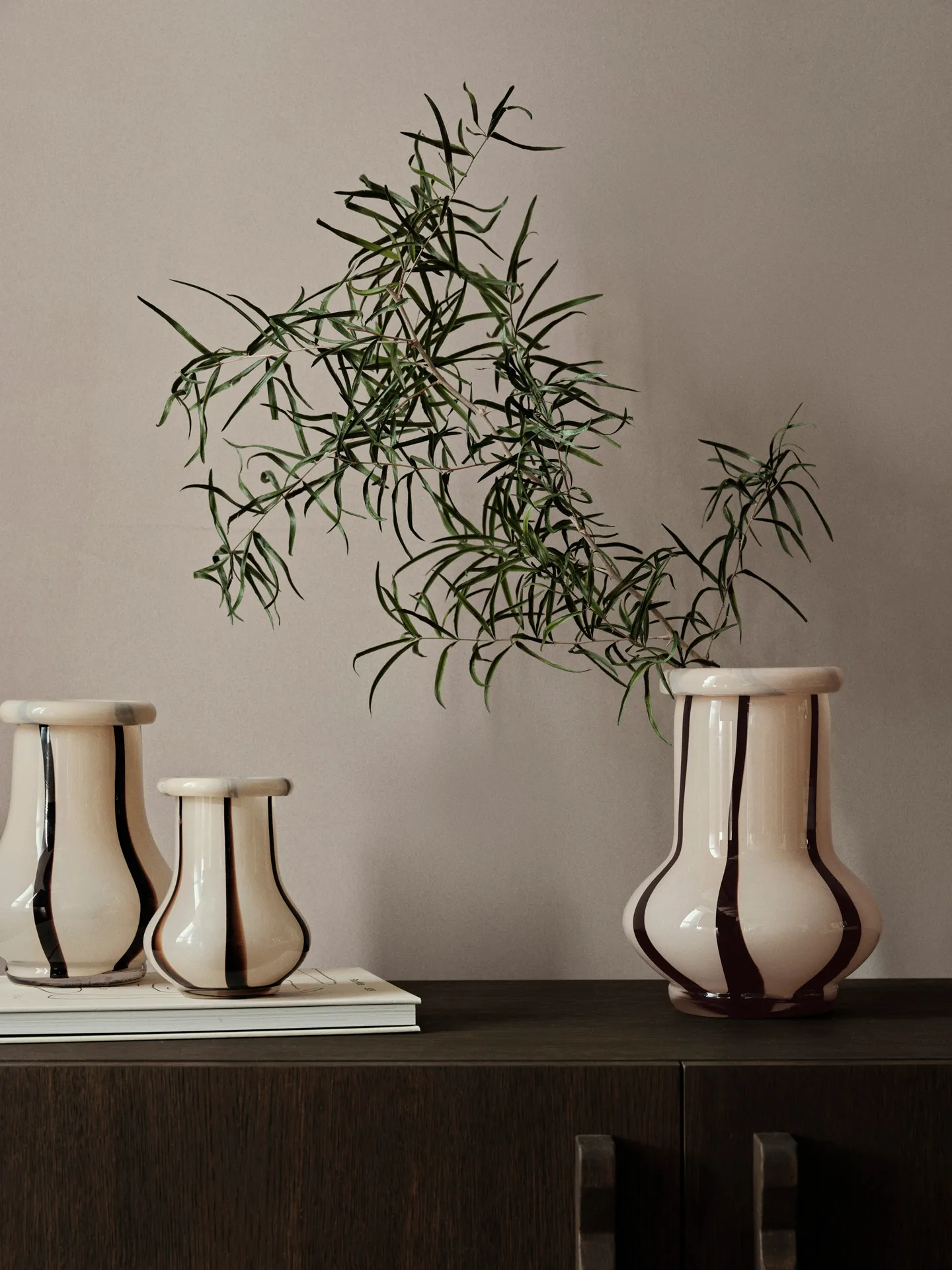 Riban vas 15 cm, Cream Ferm Living