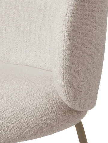 Rico dining chair bouclé - Off-white-cashmere - Ferm Living