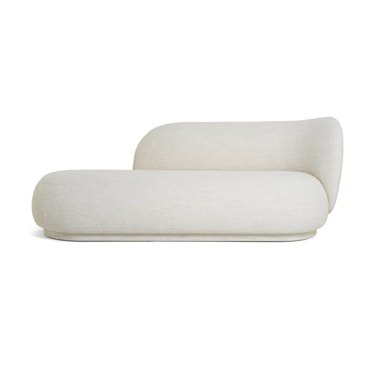 Rico divan schäslong bouclé höger - Offwhite - Ferm Living