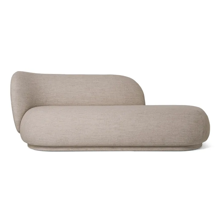 Rico divan schäslong bouclé vänster - Sand - Ferm Living