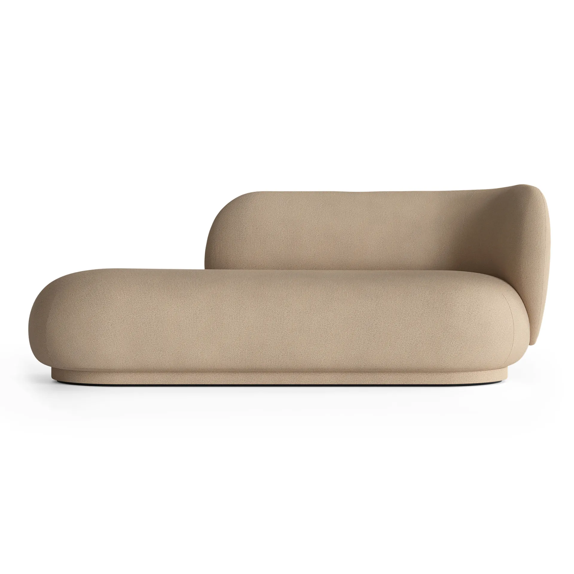 Rico divan schäslong höger, Brushed sand Ferm Living