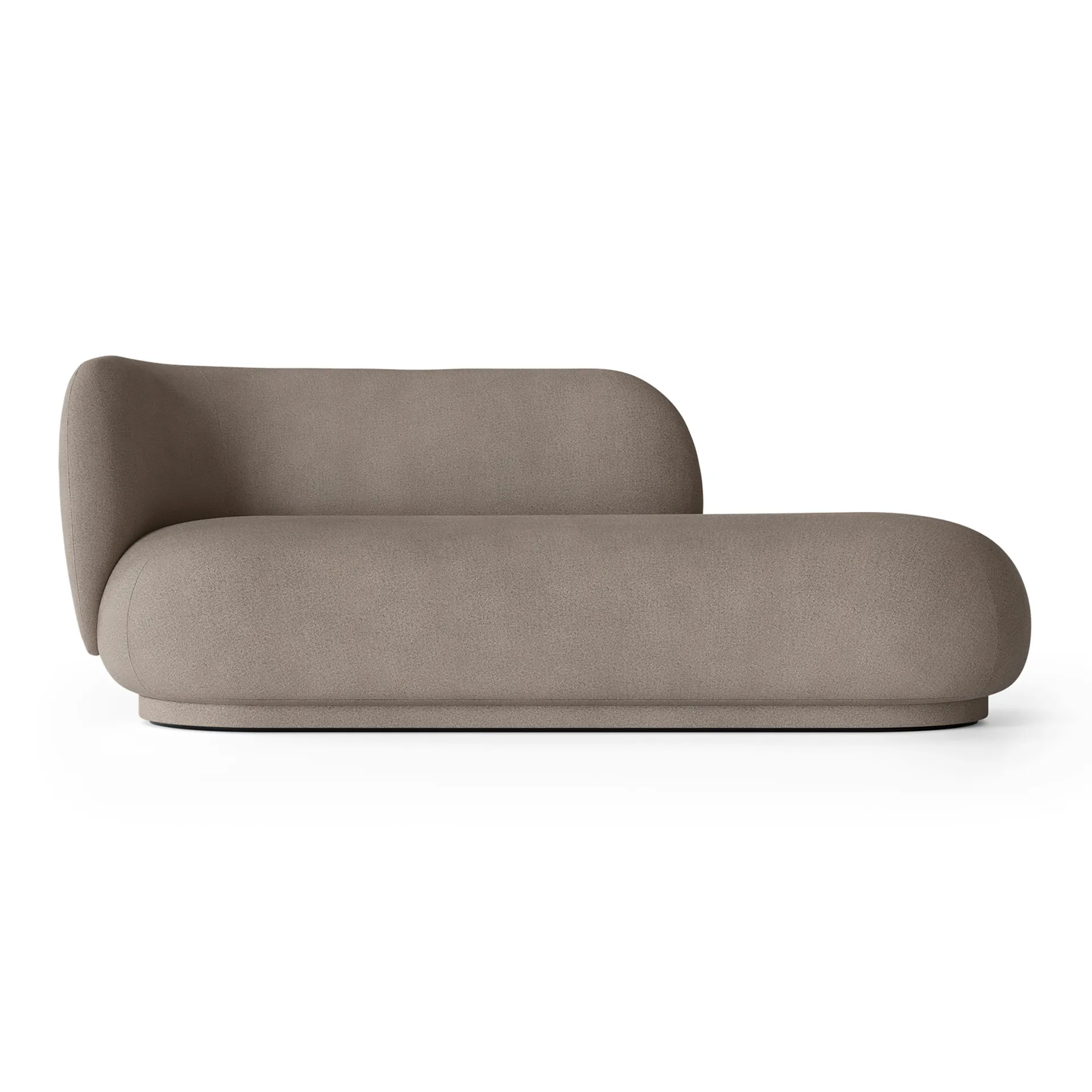 Rico divan schäslong vänster, Brushed warm grey Ferm Living