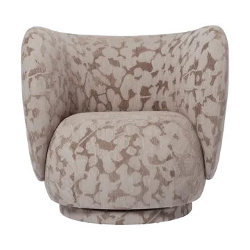 Rico lounge chair fåtölj - Cilla-Taupe - Ferm Living