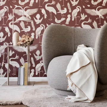 Rico lounge chair fåtölj - offwhite, brushed - Ferm Living