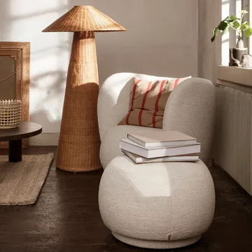 Rico lounge chair fåtölj - warm grey, brushed - Ferm Living