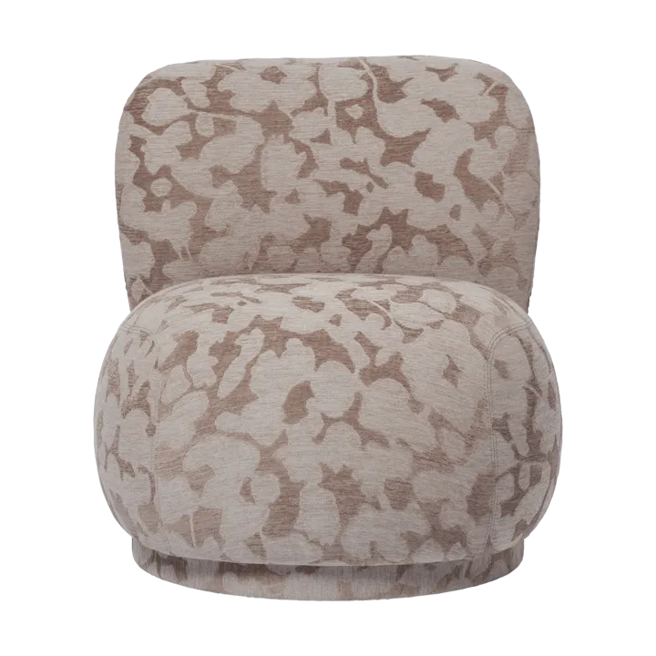 Rico lounge chair piccolo fåtölj swivel - Cilla-Taupe - Ferm Living