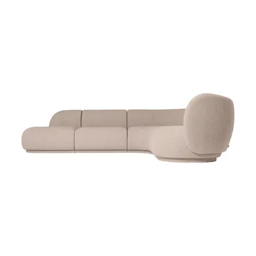 Rico soffmodul armrest L Soft Bouclé - Natural - Ferm Living
