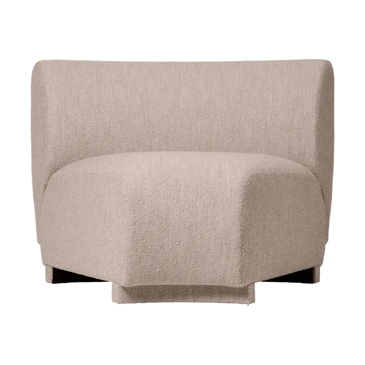 Rico soffmodul corner 45 Soft Bouclé - Natural - Ferm Living