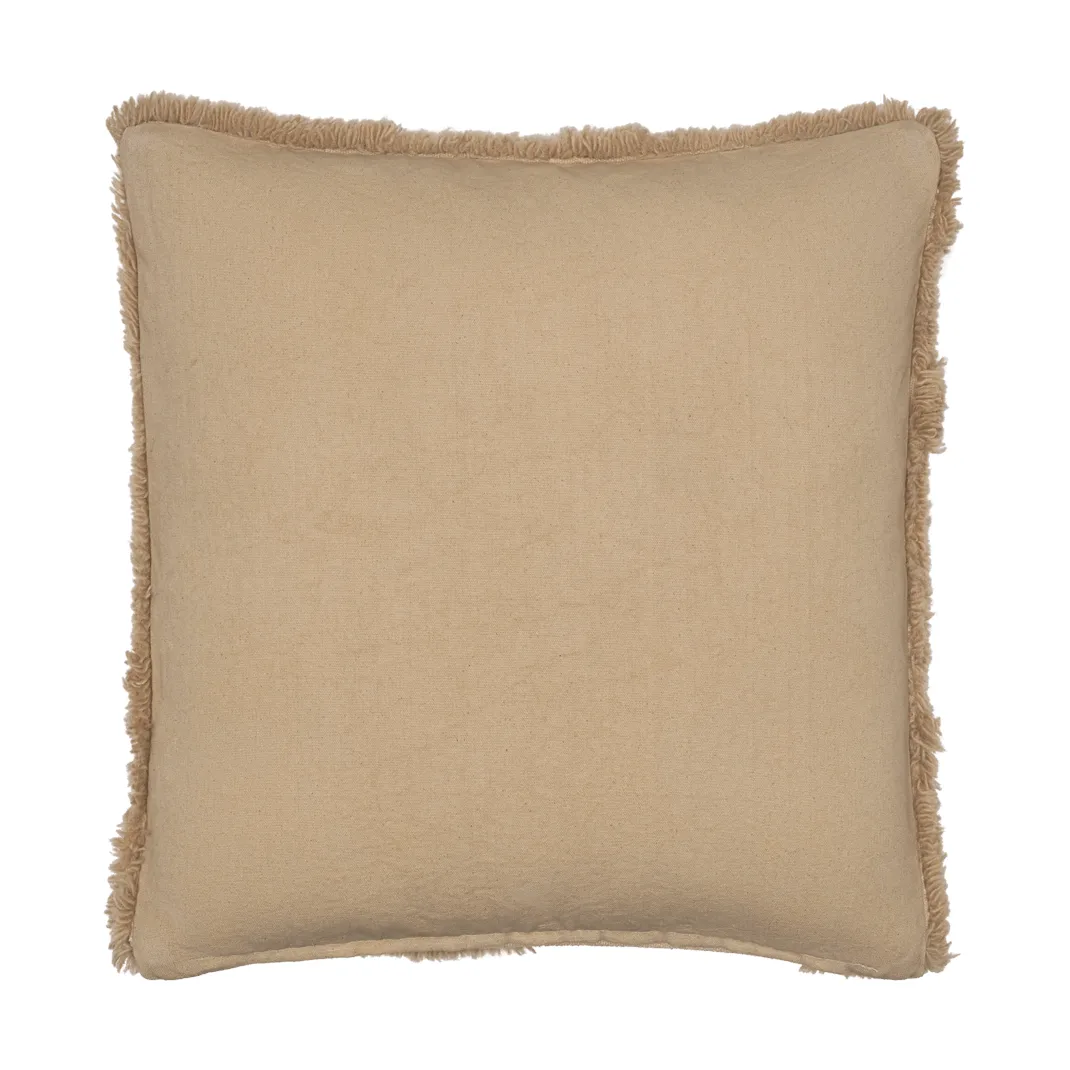 Rime tufted kudde, Tan, 50x50 cm Ferm Living