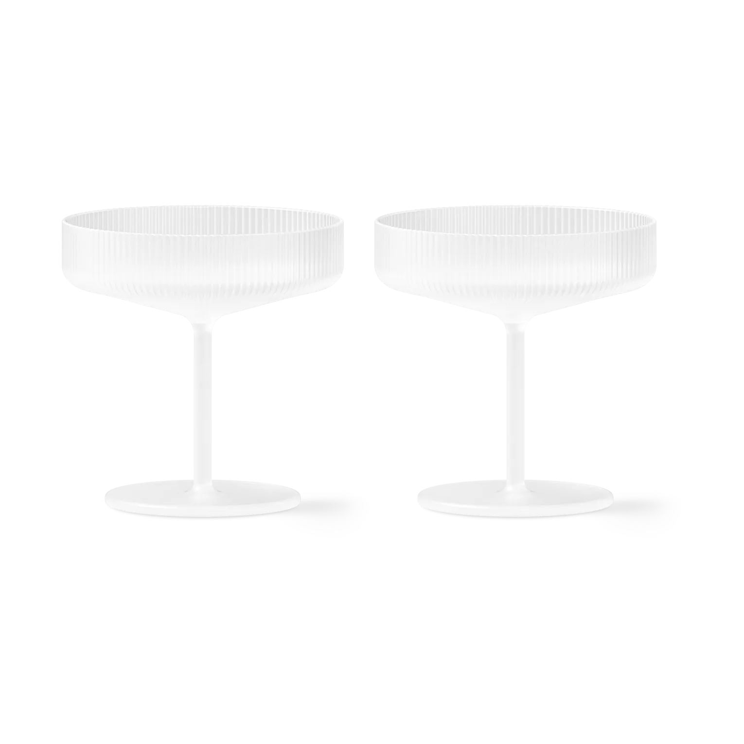 Ripple champagneglas 2-pack, Frosted Ferm Living