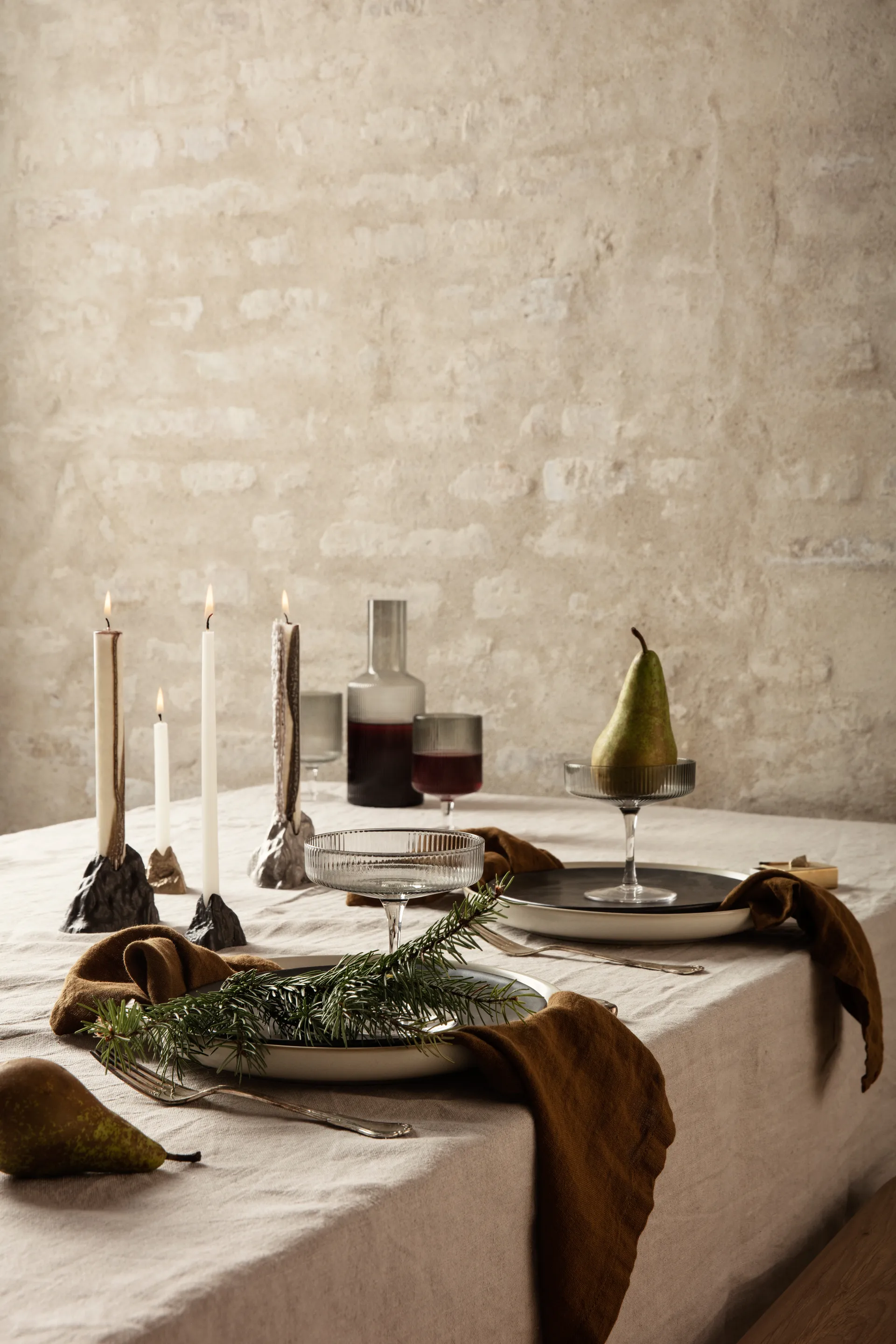 Ripple champagneglas 2-pack, klar Ferm Living