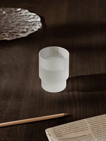 Ripple glas 4-pack - Frosted - Ferm Living
