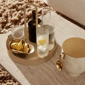 Ripple glas 4-pack - klar - Ferm Living