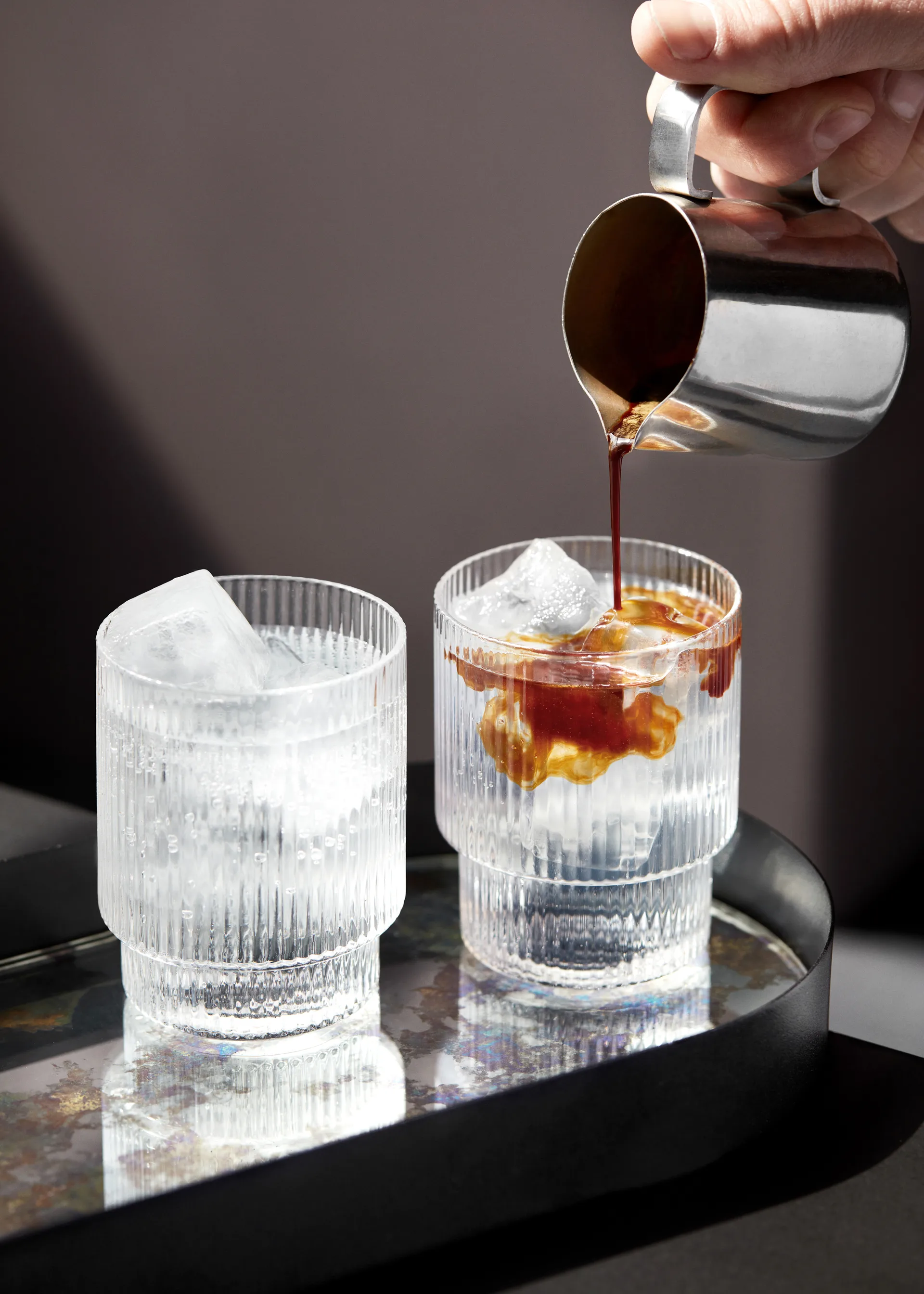 Ripple glas 4-pack, klar Ferm Living