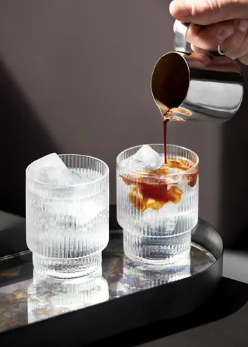 Ripple glas 4-pack - klar - Ferm Living