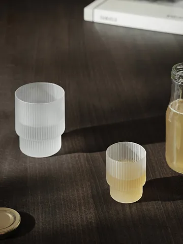 Ripple glas small 6 cl 4-pack - Frosted - Ferm Living