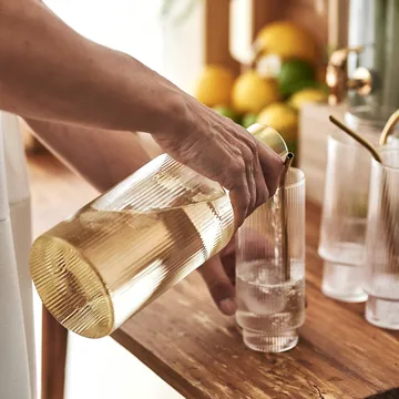 Ripple karaff - klar - Ferm Living
